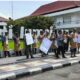Perkumpulan Penggarap Tanah Terlantar P2T2 Lakukan Aksi Demo di Depan Pemkab Lumajang Nagih Janji Bupati