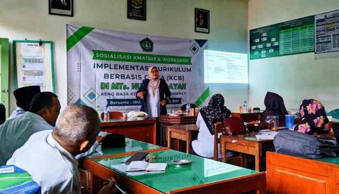 Pengawas MTs Lakukan Workshop Implementasi KBC