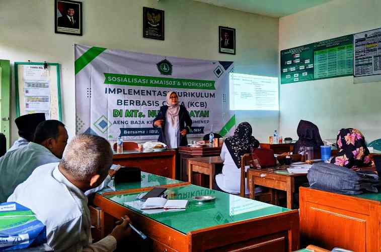 Pengawas MTs Lakukan Workshop Implementasi KBC