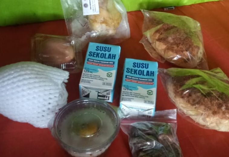 Menu MBG Dapur SPPG Tanggumong 003 untuk Tiga Hari Disoal Wali Murid