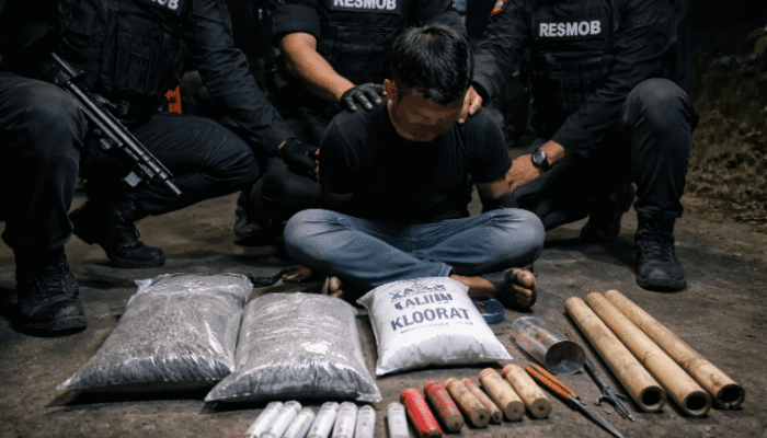 Simpan Bahan Peledak Tanpa Izin, Pemuda 28 Tahun Diciduk Resmob