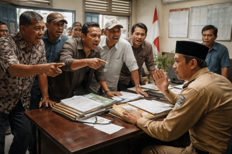 Insentif RT–RW Dicegat, PJ Desa Pamolokan Dituding Mainkan Hak Aparat Lingkungan