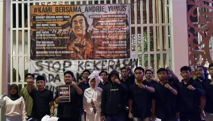 Mimbar Bebas di Depan Kantor DPRD Sumenep, Dear Jatim Kecam Teror terhadap Aktivis