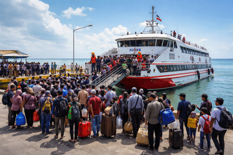 241 Warga Mudik Gratis Kepulauan Kembali Berangkat dari Kalianget