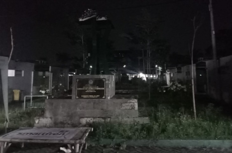 Lampu Penerangan JPU dan Taman di Area Food Colony Padam, Dinas Terkait Terkesan Tutup Mata