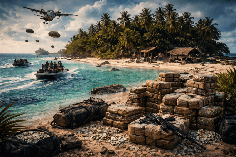 Pulau-Pulau yang Dijadikan Tempat Jatuhnya Narkoba