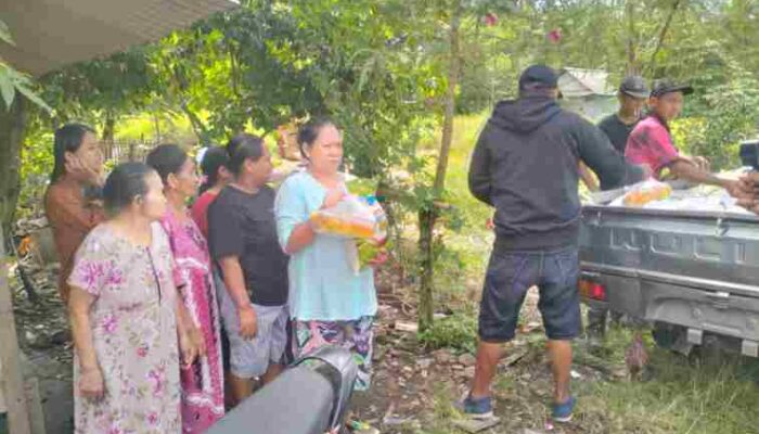 CV. Bangkit Anugrah Jaya Kembali Lagi Salurkan Ratusan Paket Sembako