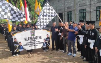 Ribuan Calon Warga PSHT Kota Kediri Pusat Madiun Gelar Long March, Implementasi Nilai Persaudaraan dan Budi Pekerti Luhur
