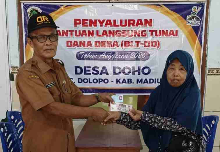 Pemerintah Desa Doho Salurkan BLT-DD April–Mei 2026, Wujud Kepedulian terhadap Kesejahteraan Warga