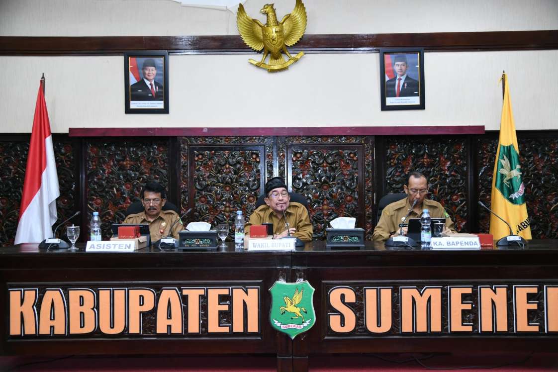 Wabup Sumenep Optimalisasikan PAD Digital, OPD Diminta Perketat Data