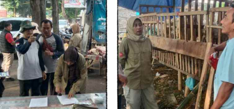 DKPP Lumajang Pemeriksaan Hewan Kurban di Lapak Penjualan Hewan Kurban Pemilik Keluhkan Turunnya Pembeli