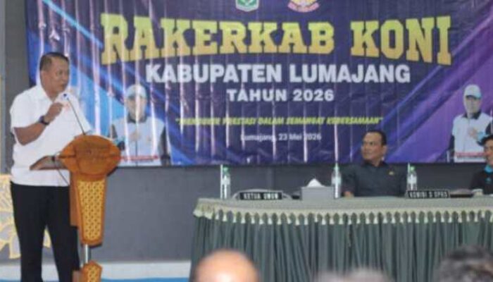 Rakerkab Tahun 2026 Digelar KONI Lumajang dengan Tema “Mengukir Prestasi Dalam Kebersamaan”