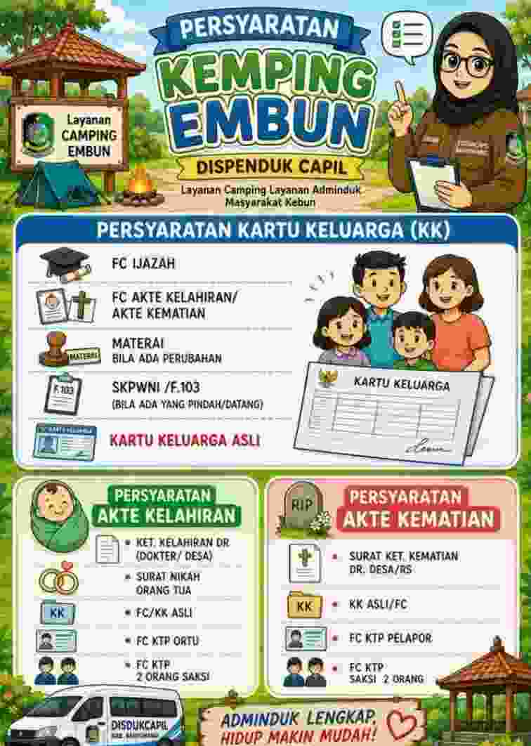 Kades Tegalharjo Andre Tri Waluyo Dorong Warga Manfaatkan Program “Kemping Embun” Dispendukcapil Banyuwangi