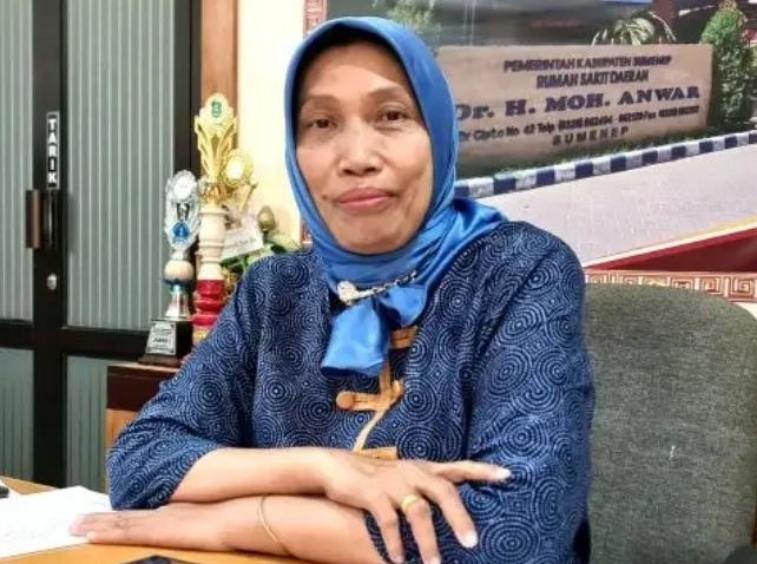 FOTO: Direktur RSUD dr. H. Moh. Anwar (RSUDMA) Sumenep, dr. Erliyati, @by_News9.id