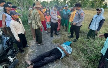 Petani Lansia Ditemukan Meninggal di Jalan Desa Lobuk