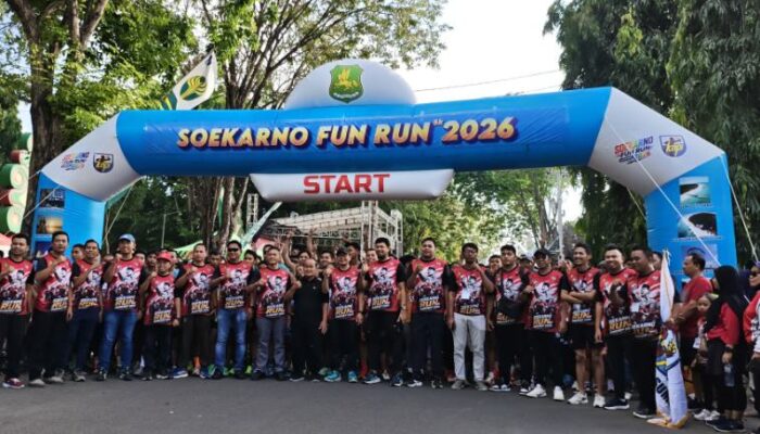Ribuan Peserta Serbu Soekarno Fun Run 2026
