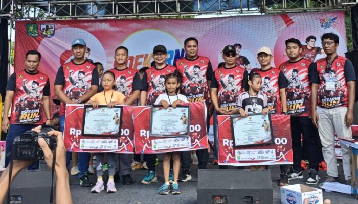 KNPI Sumenep Sukses Gelar Soekarno Fun Run 2026