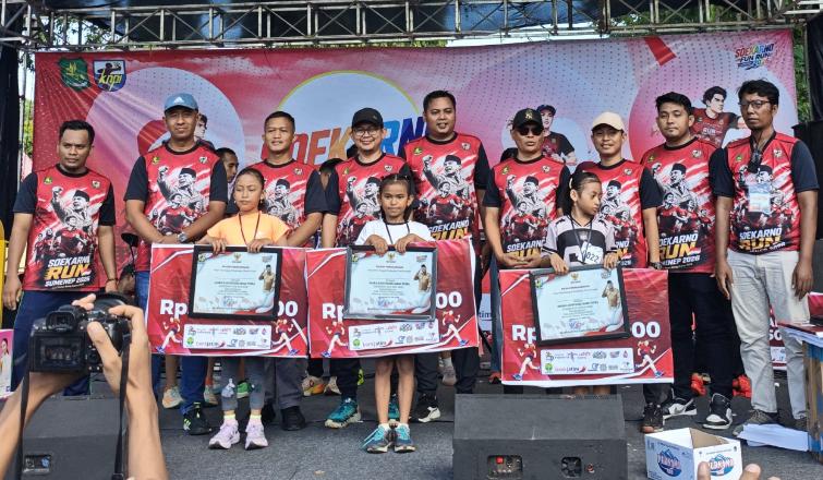KNPI Sumenep Sukses Gelar Soekarno Fun Run 2026