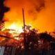 Gang Sempit Hambat Pemadaman, Rumah Warga Kraksaan Terbakar Saat Listrik Padam 