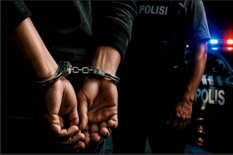 FOTO: (ilustrasi) Kades Jabung Wetan, Kecamatan Paiton, Kabupaten Probolinggo, ditangkap Polda Jatim. @by_News9.id