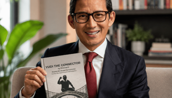 e-book “Yudi The Connector” Curi Perhatian Sandiaga Uno