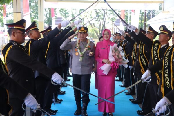Penyambutan Kepemimpinan Kombes Pol Ariek Indra Sentanu di Polresta Sumenep