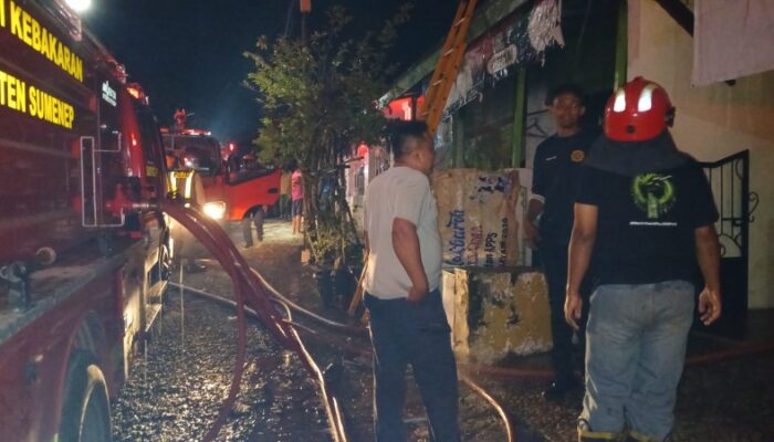 Tiga Rumah di Perumahan Batu Kencana Sumenep Dilalap Api