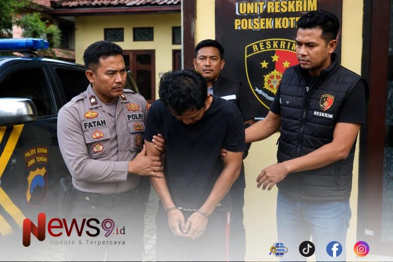 FOTO: (ilustrasi) Terduga pelaku berinisial MM pembobol toko. @by_News9.id