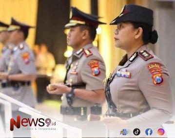 FOTO: AKBP Asmida Rizki Siregar resmi menjabat sebagai Kepala Kepolisian Resor Probolinggo. @by_News9.id