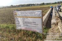 FOTO: Lokasi pekerjaan Program P3TGAI tahun 2026, di Desa Plakaran, @by_News9.id
