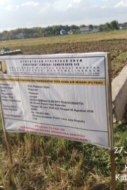 Proyek P3TGAI di Desa Plakaran, Diduga Dikerjakan Orang Luar