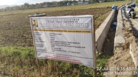 FOTO: Lokasi pekerjaan Program P3TGAI tahun 2026, di Desa Plakaran, @by_News9.id