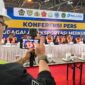 FOTO: Bea Cukai Tanjung Perak, dan Kepolisian Republik Indonesia (Polri) dalam konferensi pers. @by_News9.id