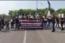 FOTO: Gabungan jurnalis Kabupaten Sampang dalam aksi. @by_News9.id