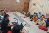 FOTO: Diskominfo Kabupaten Sumenep, saat menerima kunjungan kerja jajaran Diskominfo Kabupaten Sampang. @by_News9.id