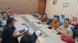 FOTO: Diskominfo Kabupaten Sumenep, saat menerima kunjungan kerja jajaran Diskominfo Kabupaten Sampang. @by_News9.id