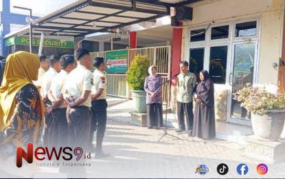 Dok. Apel prosesi pelepasan pegawai purna tugas, //SuaraFaktual