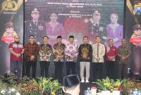 FOTO: Acara Kenal Pamit Kapolres Madiun yang berlangsung di Pendopo Muda Graha, @by_News9.id
