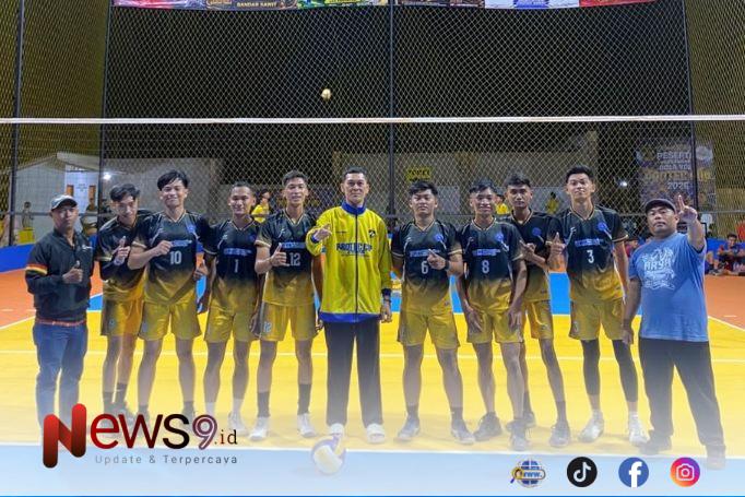 FOTO: Atlet bolavoli PBV Arya Wiraraja Universitas Wiraraja (Unija). @by_News9.id