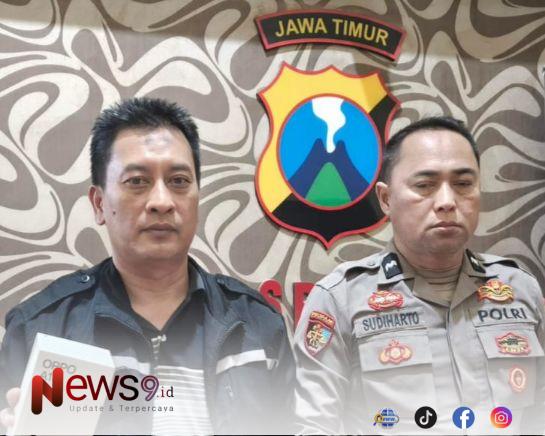 FOTO: Kanit Reskrim Polsek Masalembu Joko Dwi Heri Purnomo, (kiri). @by_News9.id