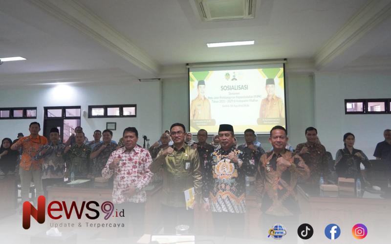 FOTO: Sosialisasi Peta Jalan Pembangunan Kependudukan (PJPK) Periode 2025–2029. @by_News9.id