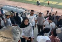 FOTO: Bupati Indah didampingi Wabup yuda bersama Pengurus PSSI Kab. Lumajang. @by_News9.id