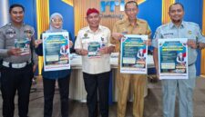 FOTO: Satuan Lalu Lintas (Satlantas) Polresta Sumenep usai dialog interaktif di studio RRI. @by_News9.id