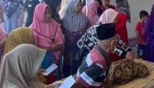 FOTO: TD (korban) penganiyaan oleh ibu kandungnya sendiri. @by_News9.id