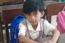 FOTO: Ade Dimas Reigananda Al Jabbar, siswa TK B Pembina Negeri Kabupaten Sumenep,@by_News9.id