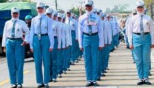 FOTO: Peserta Putri Madrasah Aliyah Negeri (MAN) Lumajang Kampus 2. @by_News9.id
