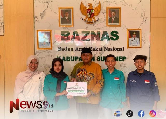 FOTO: Aksi penggalangan dana untuk Nusa Tenggara Timur (NTT). @by_News9.id