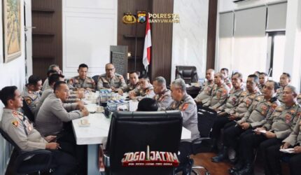 Kapolresta Banyuwangi Bangun Soliditas Lewat Coffee Morning, Tekankan Peran Pemimpin dan Orang Tua
