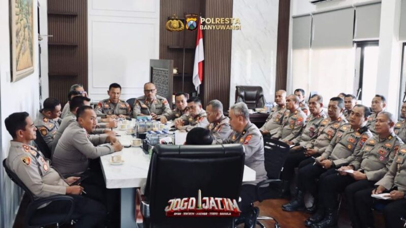 FOTO: Coffee Morning Kapolresta Banyuwangi. @by_News9.id