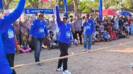 FOTO: Ketua DPC Partai Demokrat Kabupaten Sumenep, H. Indra Wahyudi, saat membuka lomba rakyat. @by_News9.id